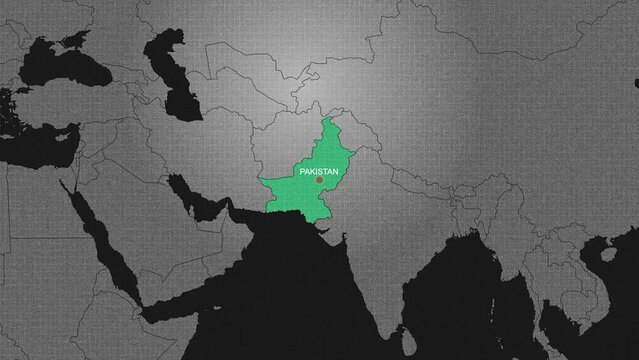 Pakistan HUD Map Green Color