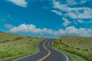 Hawaii's most beautiful country roads. Mauna Kea. Saddle Road / Waiki'i Ranch., Hawaii island / Big island