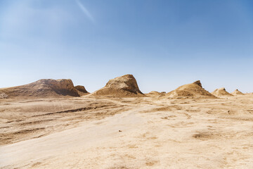 Qinghai Haixi Dachaidan original wind erosion landform