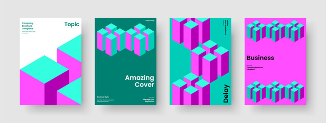 Geometric Brochure Layout. Creative Book Cover Design. Modern Flyer Template. Business Presentation. Poster. Report. Banner. Background. Handbill. Notebook. Brand Identity. Journal. Advertising