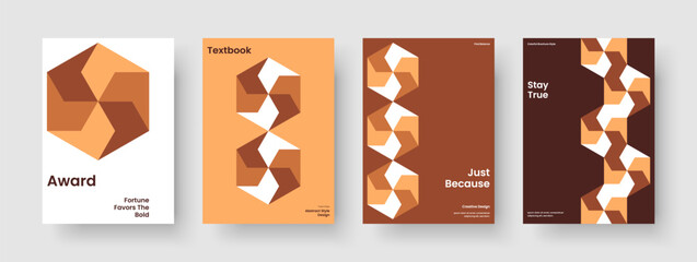 Geometric Brochure Layout. Creative Banner Template. Abstract Report Design. Poster. Flyer. Book Cover. Business Presentation. Background. Leaflet. Pamphlet. Magazine. Newsletter. Brand Identity