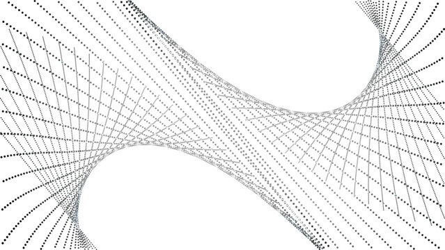 black and white abstract 3d art