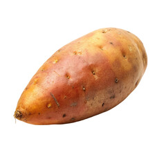 Sweet potato isolated on Transparent background.