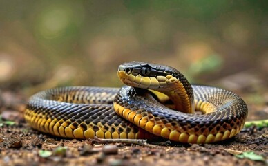 Naklejka premium Serpiente