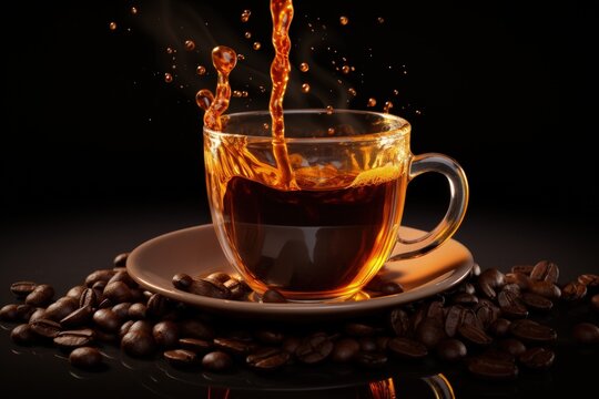 Coffee. aroma-filled mornings with a cup of rich brew: indulging in the comforting warmth, flavor, and culture of coffee, an essential daily ritual for enthusiasts worldwide.