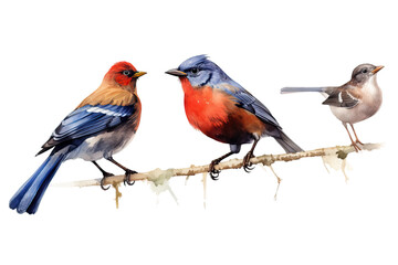 cardinal set beautiful robin illustration goldfinch birds forset images close garden background element red wren avian bird realistic collection watercolor eastern bluebird white set