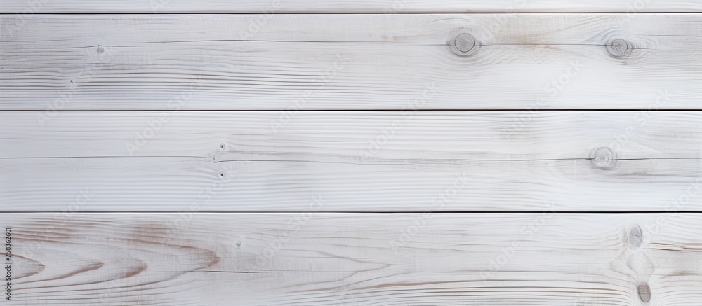 Poster a closeup shot of a rectangular grey wooden table with a parallel pattern on its surface. the hardwo