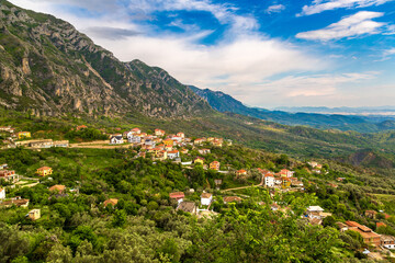 View from Kruja castle, Albania - 758375062