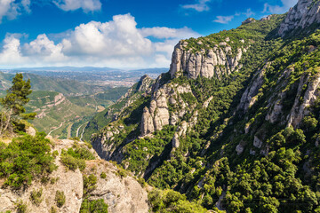 Montserrat mountains in Spain - 758375877