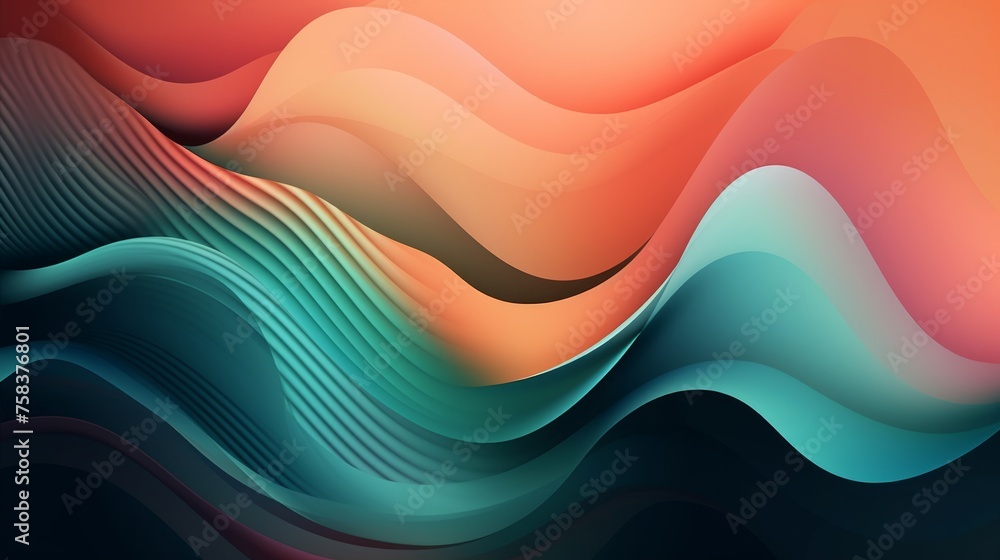 Poster abstract background elegant display of colors and shapes