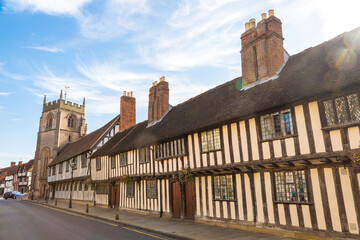 Half-timbered house in Stratford upon Avon