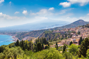 Taormina in Sicily, Italy - 758377607
