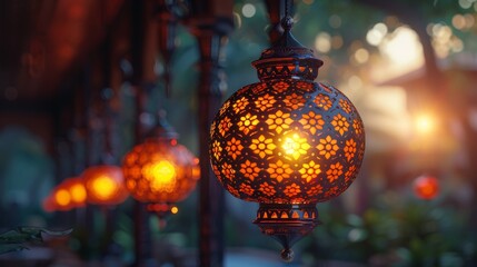 Beautiful Ramadan symbolic background