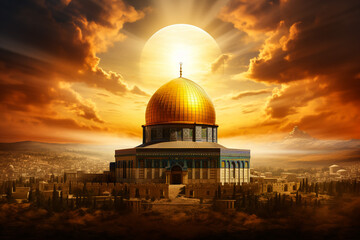Masjid Aqsa - obrazy, fototapety, plakaty