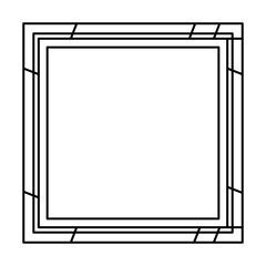 Outline Frame Border Rectangle Abstract Vector 