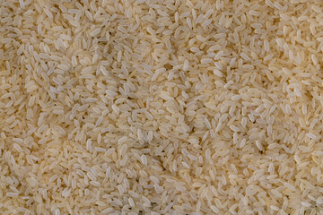 a pile of fresh, high-quality yellow rice