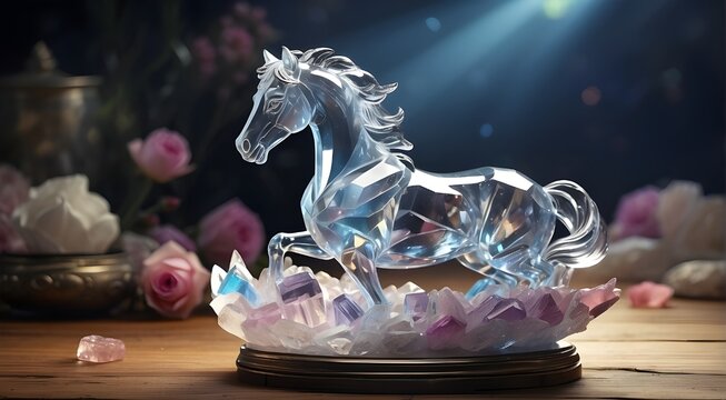 lovely crystal steed