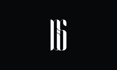 DS, SD, D, S, Abstract letters Logo monogram
