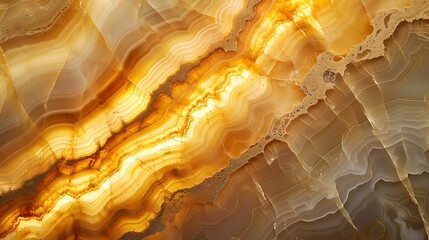 Backlit Onyx Stone Slab Illuminated, translucent, natural patterns, elegant, warm lighting