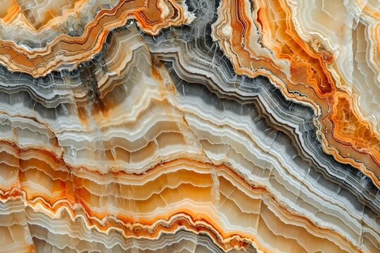 Formation of Onyx Stone Bands, geological, mineral deposits, banded appearance, geological process
