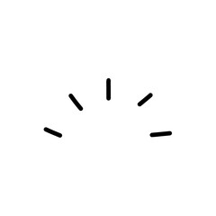 Hand drawn pop surprise line frame for title headline