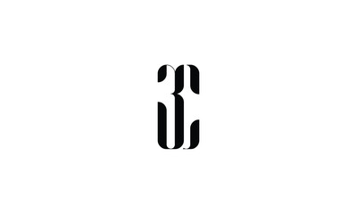 ZC ,CZ , ,C ,Abstract Letters Logo Monogram - obrazy, fototapety, plakaty