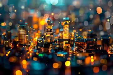 lights in the city. Generative AI