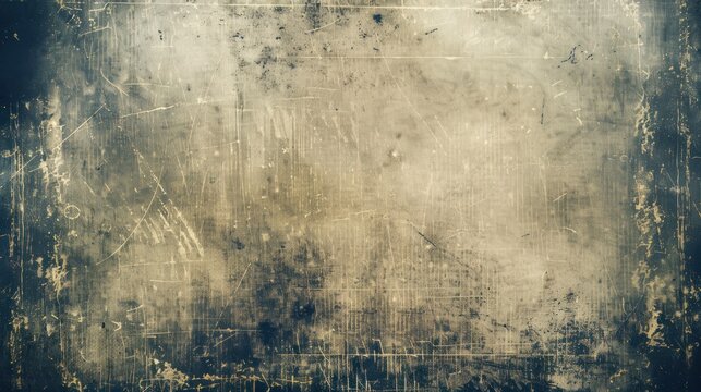 Retro effect old dirty grunge light leaks grain scratches texture background. AI generated image