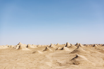 Qinghai Haixi Dachaidan original wind erosion landform