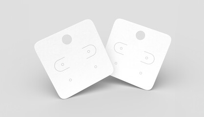 small earring card for mockup creation