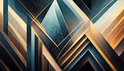 building facade, a painting of a green abstract design, an abstract painting by Stanley Twardowicz, behance, generative art, - obrazy, fototapety, plakaty