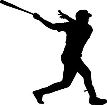 recommend clip art: baseball player silhouette
