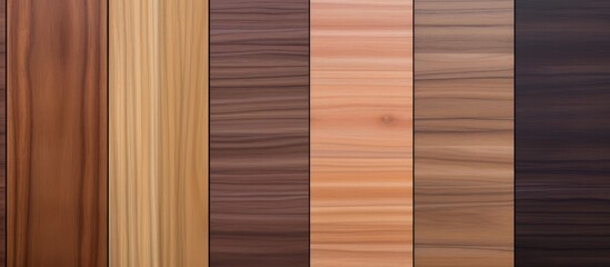 The picture showcases various types of wood such as hardwood, plank, and flooring, each displaying different shades and finishes like wood stain and varnish