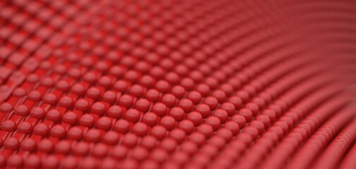 abstract red sphere 3D computer generated background