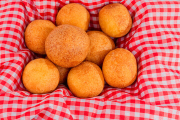 Dough fritters traditional Colombian food
