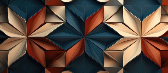 Stylish Geometric Pattern Design for Wallpapers and Background