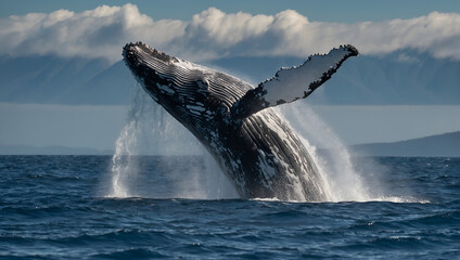 Ocean Life: Whale Jumping