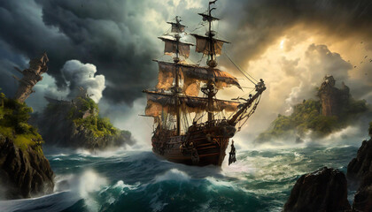 bateau de pirates