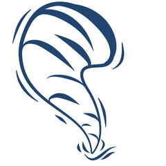 hurricane scary tornado vector