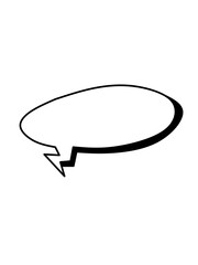 Pop Style Dialog Box Explosion Element Illustration,