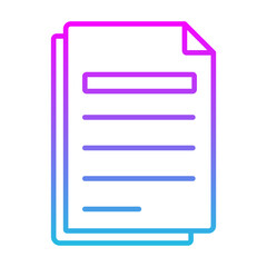 Obraz premium Files Icon