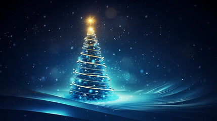 A beautifully decorated Christmas tree