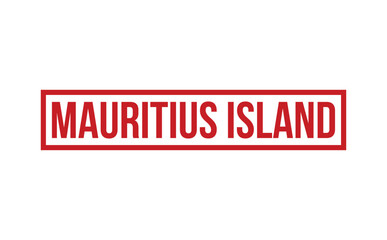 Mauritius Island Rubber Stamp Seal Vector