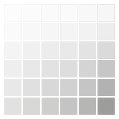 Shades of Gray Monochrome Color Palette. Vector illustration. EPS 10.