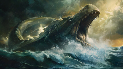 The leviathan as described in the Bible