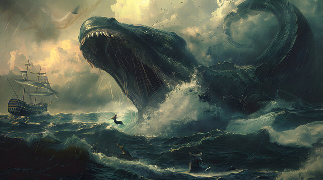 The leviathan as described in the Bible