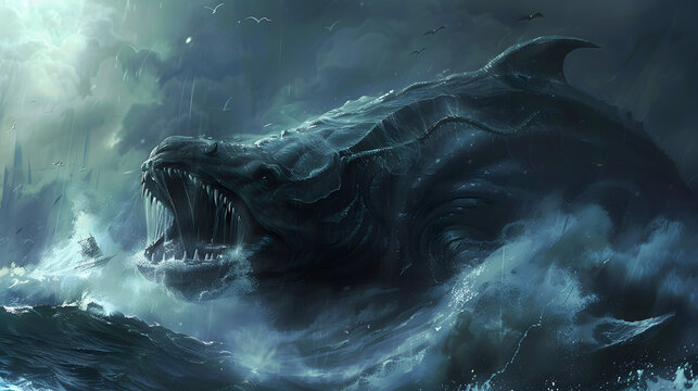 The leviathan as described in the Bible