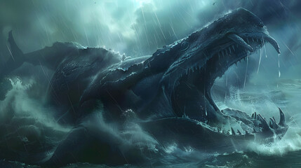 The leviathan as described in the Bible