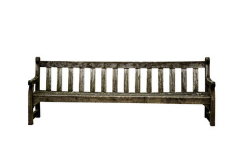 wooden bench isolated transparent png