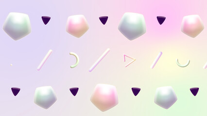 Bright Polygon Stylish Background